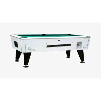 WIK Viking Billardtisch 7-9 ft. - black, silver, white
