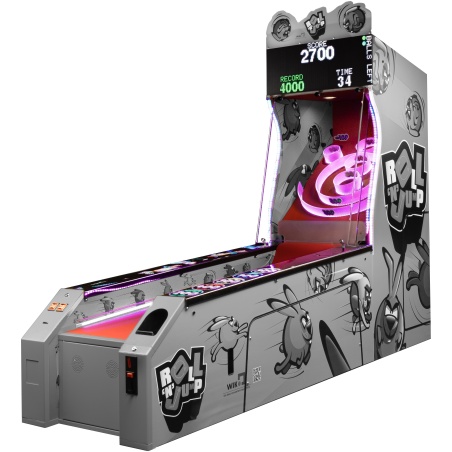 Roll 'n' Jump Black & White Bowling Machine