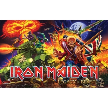 Iron Maiden Limited Edition Flipper – Backglass
