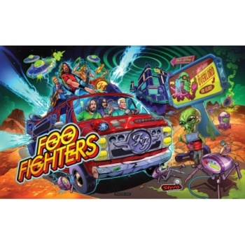 Foo Fighters Pro Flipper – Backglass