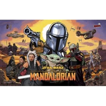 Star Wars: The Mandalorian Pro Flipper – Backglass